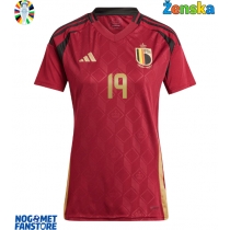 Belgija Johan Bakayoko #19 Domaci Dres za Ženska EP 2024 Kratak Rukav